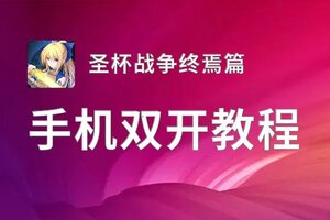 圣杯战争终焉篇双开软件推荐 全程免费福利来袭