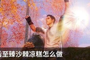 明日之后至臻沙棘凉糕怎么做