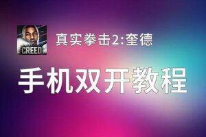 有没有真实拳击2:奎德双开软件推荐 深度解答如何双开真实拳击2:奎德