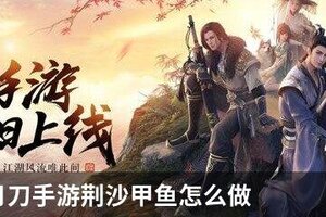 天涯明月刀手游荆沙甲鱼怎么做