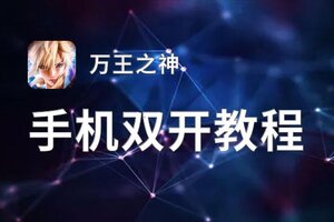 万王之神双开挂机软件盘点 2021最新免费万王之神双开挂机神器推荐