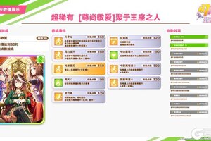 《闪耀！优俊少女》即将登场的超稀有/稀有协助卡数值公开！