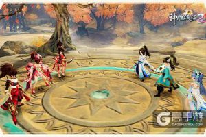 千人战场热血battle 问剑《神雕侠侣2》手游阵营争霸