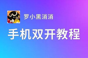 罗小黑消消双开挂机软件推荐  怎么双开罗小黑消消详细图文教程