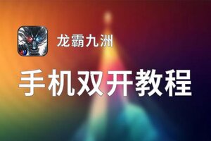 龙霸九洲怎么双开  龙霸九洲双开挂机软件推荐