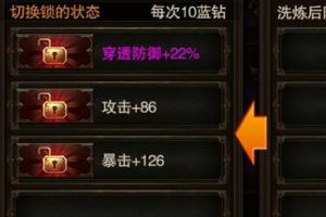 装备培养系列技巧