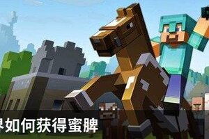 我的世界如何获得蜜脾