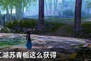 下一站江湖苏青栀怎么获得
