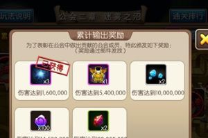 公会副本奖励一览