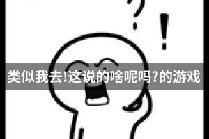 类似我去!这说的啥呢吗?的游戏