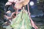《青鸾繁华录》「光影恋曲」活动限定套装——「春桃凝雨」&「紫烟隐鸟」