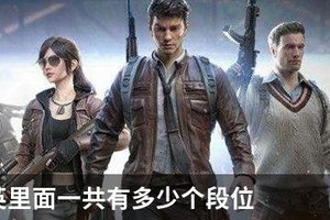 和平精英里面一共有多少个段位