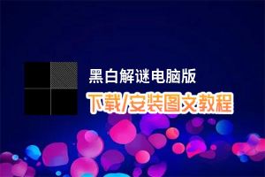 黑白解谜电脑版_电脑玩黑白解谜模拟器下载、安装攻略教程