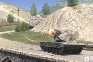 《坦克世界闪击战》平地被消耗坡地打不过这车也太赖了吧