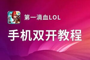 第一滴血LOL双开挂机软件推荐  怎么双开第一滴血LOL详细图文教程