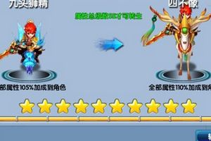 坐骑系统介绍 圣兽来袭