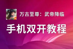 万古至尊：武帝降临挂机软件&双开软件推荐  轻松搞定万古至尊：武帝降临双开和挂机