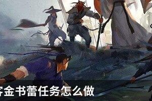 我的侠客金书蕾任务怎么做