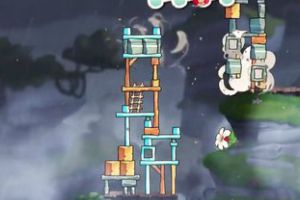 愤怒的小鸟2视频通关攻略：第90关