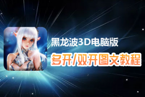 黑龙波3D怎么双开、多开？黑龙波3D双开、多开管理器使用图文教程