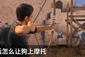 明日之后怎么让狗上摩托