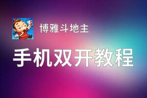 博雅斗地主挂机软件&双开软件推荐  轻松搞定博雅斗地主双开和挂机