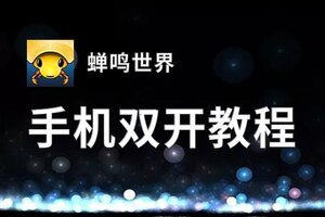 蝉鸣世界双开软件推荐 全程免费福利来袭