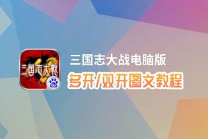 三国志大战怎么双开、多开？三国志大战双开助手工具下载安装教程