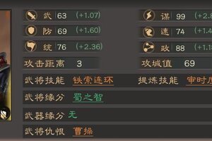 《三国乱世霸王》武将攻略：庞统技能&武将搭配推荐