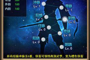 《独步武林》侠客系统焕然一新 新增经脉功能