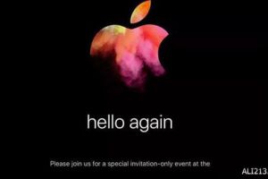 苹果再发邀请函 10月27日将举行第二场秋季发布会！