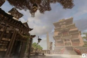 《我的世界》绮丽和风之旅 每一片樱花都是爱你的样子