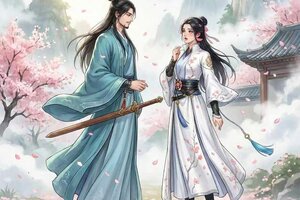 《少年歌行：风花雪月》情人节｜青城雪落，桃花初绽