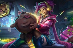 《英雄联盟手游》手游首发“觉醒”皮肤-狂潮系列金克丝今日震撼降临