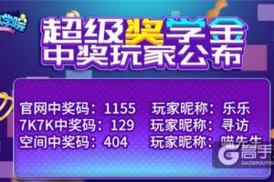 《推理学院》最终获奖码揭晓！超级奖学金幸运得主登场