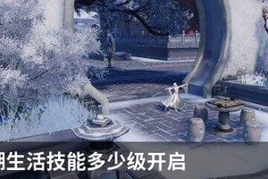 一梦江湖生活技能多少级开启