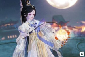 《一梦江湖》中秋节新时装共舞月华流光！