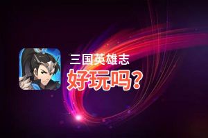 三国英雄志好玩吗？三国英雄志好不好玩评测