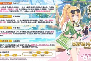 《公主连结》新角色★3「克罗依（冬日）」技能详情公开！