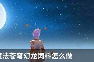 创造与魔法苍穹幻龙饲料怎么做