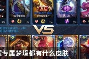 王者荣耀专属梦境都有什么皮肤