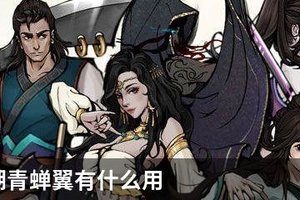 烟雨江湖青蝉翼有什么用