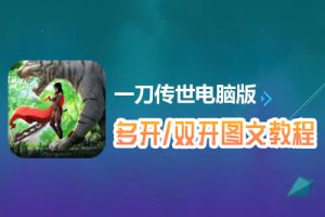 一刀传世怎么双开、多开？一刀传世双开、多开管理器使用图文教程