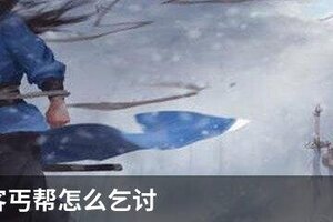 我的侠客丐帮怎么乞讨