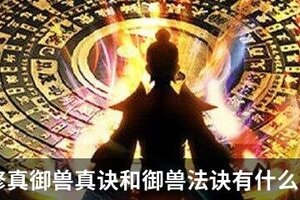 想不想修真御兽真诀和御兽法诀有什么区别