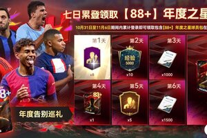 来《最佳球会》参加年度告别巡礼得88+球员包！