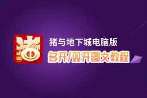 猪与地下城怎么双开、多开？猪与地下城双开助手工具下载安装教程