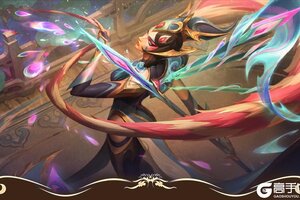 《英雄联盟手游》水流音效、蓝粉全屏油彩特效！青衫烁锋 卡莉丝塔飒爽亮相~