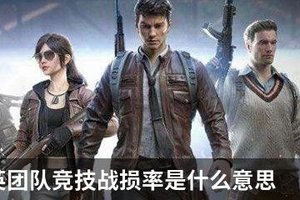 和平精英团队竞技战损率是什么意思