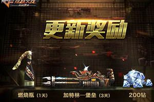 word天!更新即领200钻 CF手游“生化大逃亡”版本今日上线